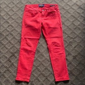 Lucky Brand Red Jean Capris